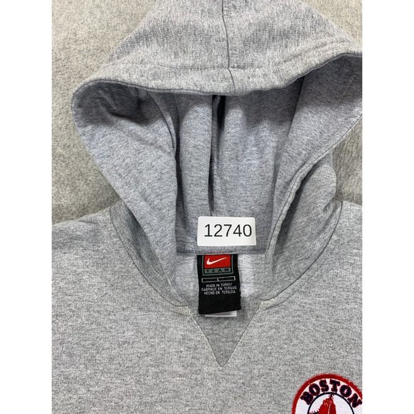 Boston Red Sox Nike Vintage Baseball Hoodie Sweatshirt (Youth Large) Gray - Picture 6 of 13